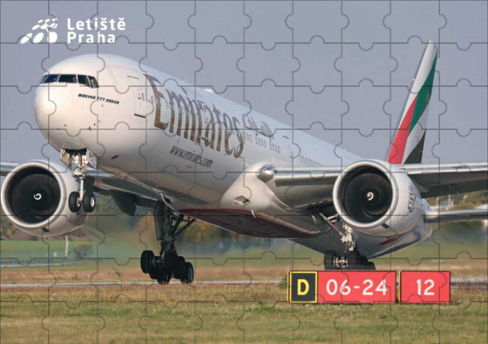 Puzzle 80 dílků - Vyberte variantu: Airbus A380 Lufthansa