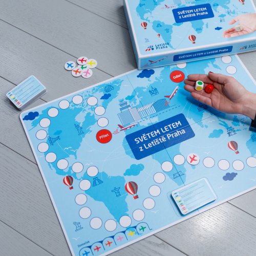 Hra SVĚTEM LETEM z Letiště Praha