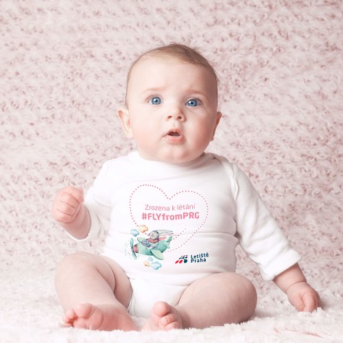 Dívčí kojenecké body - Velikost body: 86 cm