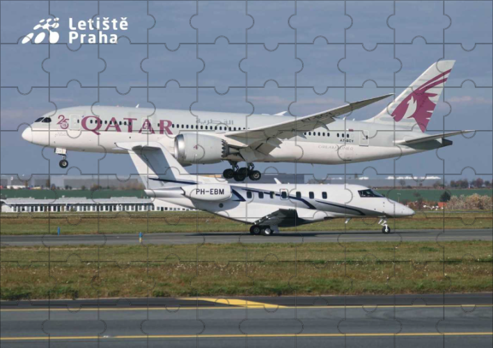 Puzzle 80 dílků - Vyberte variantu: Airbus A380 Lufthansa