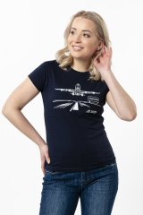 Dámské tričko #FlyfromPRG