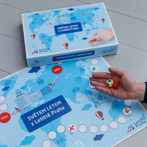 Hra SVĚTEM LETEM z Letiště Praha