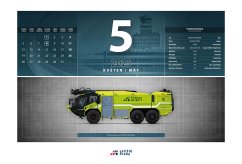 Nástěnný kalendář 2025: Letištní technika