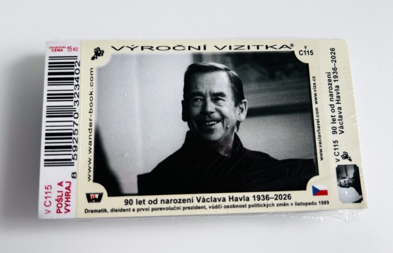 Výroční vizitka Václav Havel