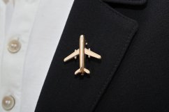 Brož ve tvaru letadla