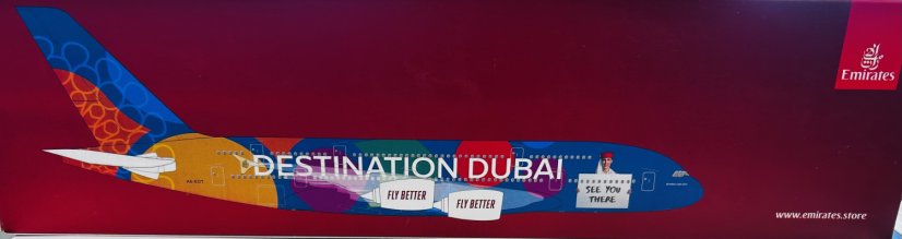 Model letadla - Emirates Airbus A380-800 „Be Part of the Magic“