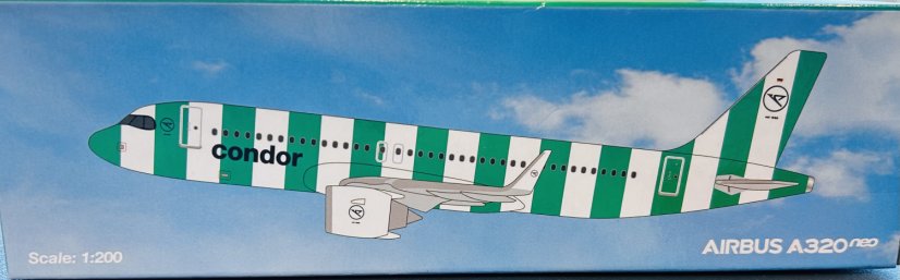 Model letadla - Airbus A320neo Condor - Barva: Oranžová