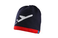 Pletená čepice s letadlem