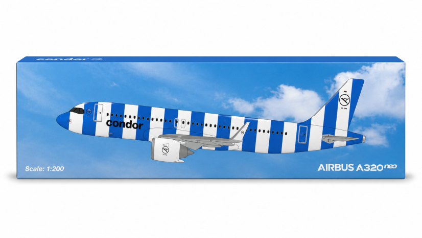 Model letadla - Airbus A320neo Condor - Barva: Modrá