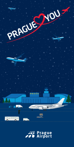 Rychleschnoucí osuška Prague Loves You