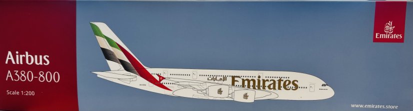 Model letadla - Airbus A380-800 Emirates Classic Livery - Varianta: New Livery